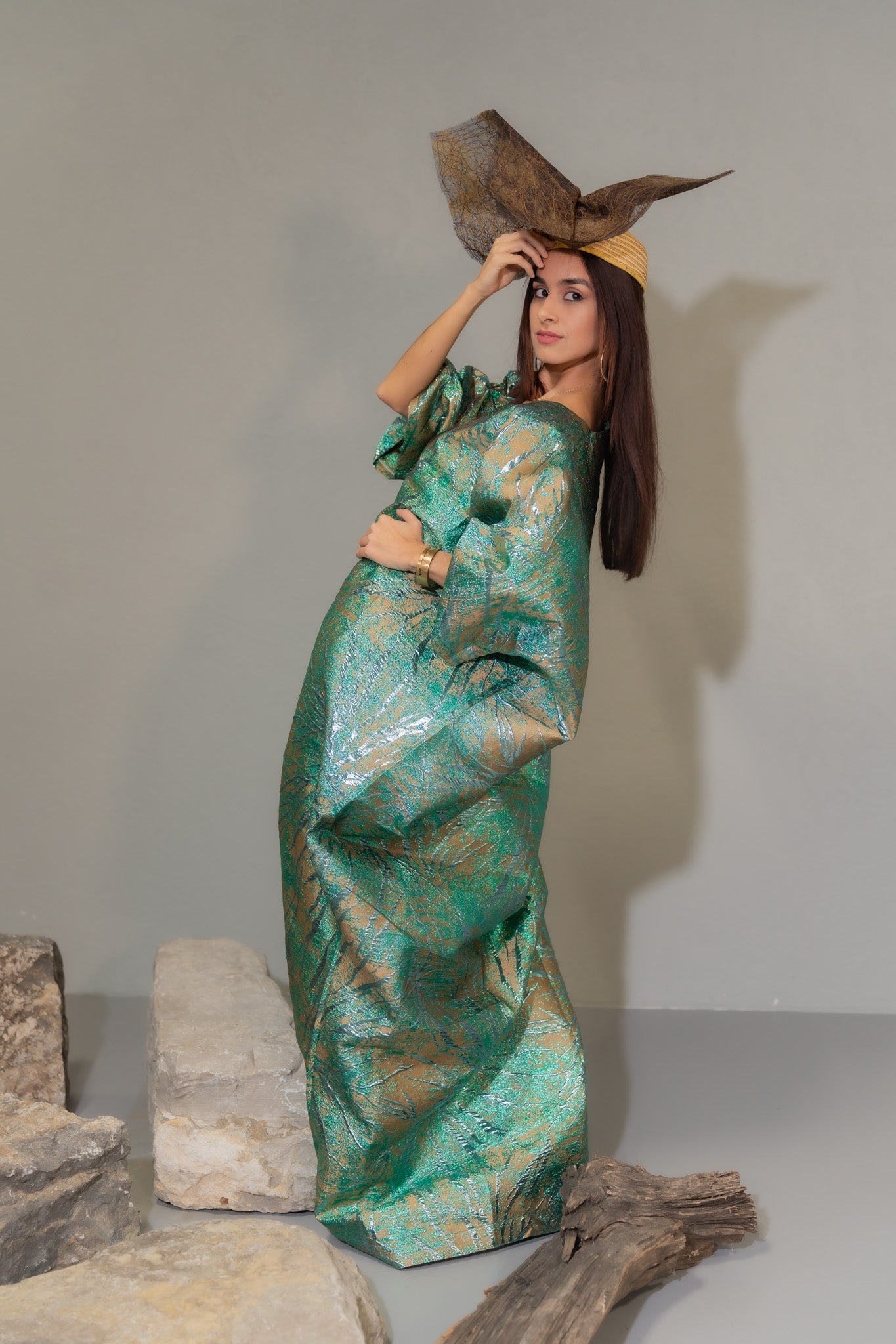 Jade Majesty Kaftan