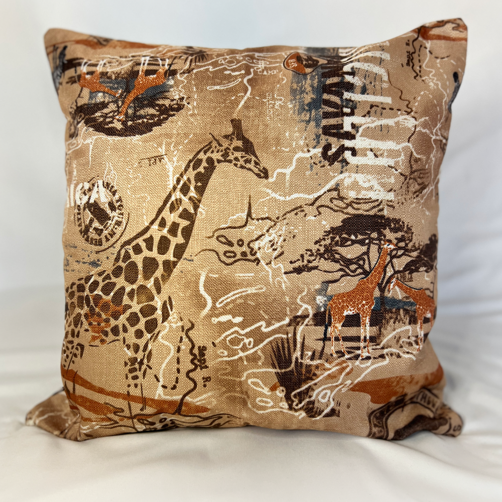 African Print Cushion Cover (African Nature Style) - Jetroe