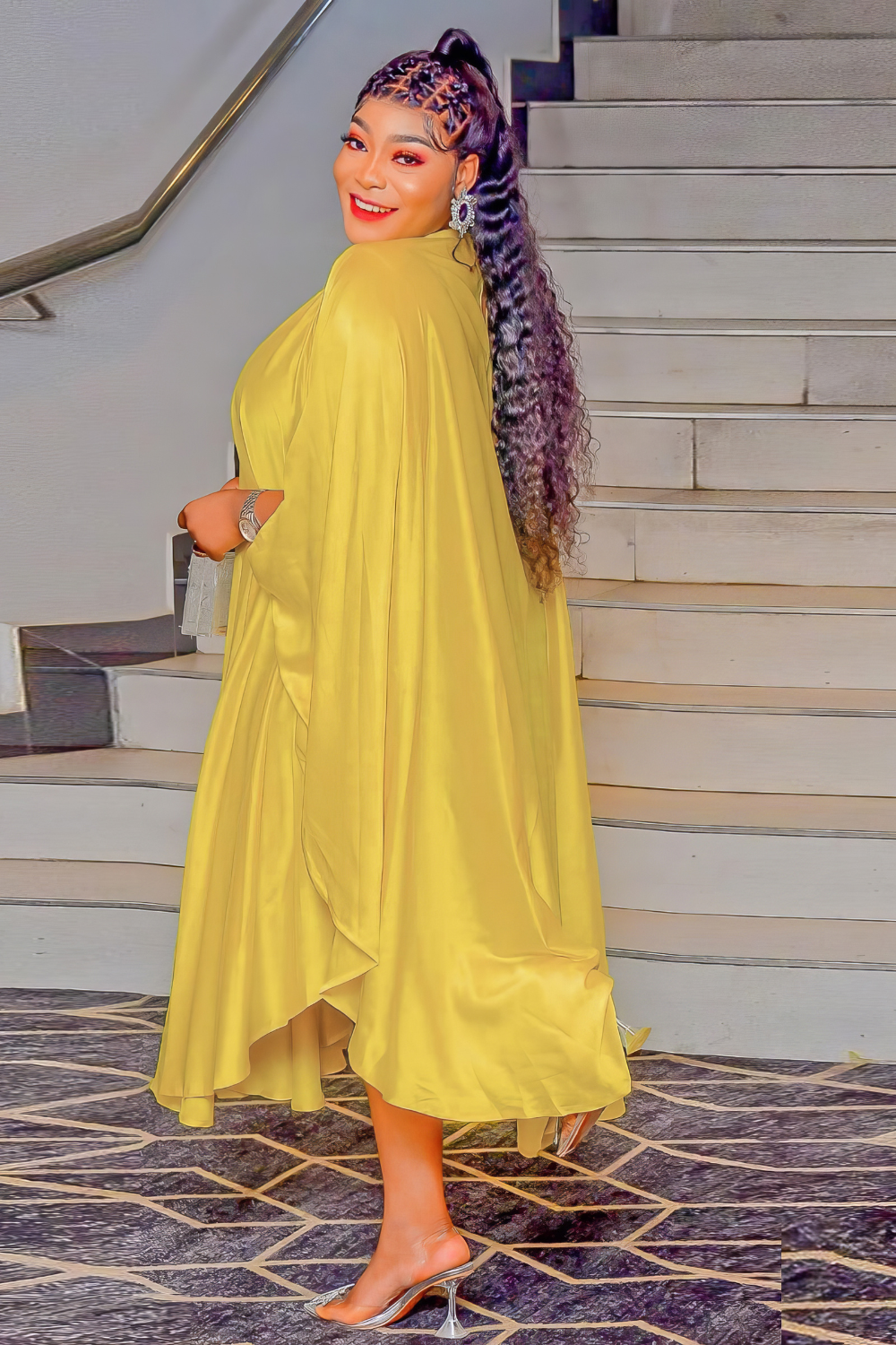 Oversized Kaftan Abaya Dress