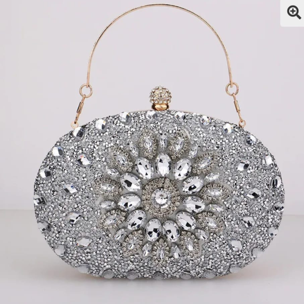 Diamond-Encrusted Evening Bag