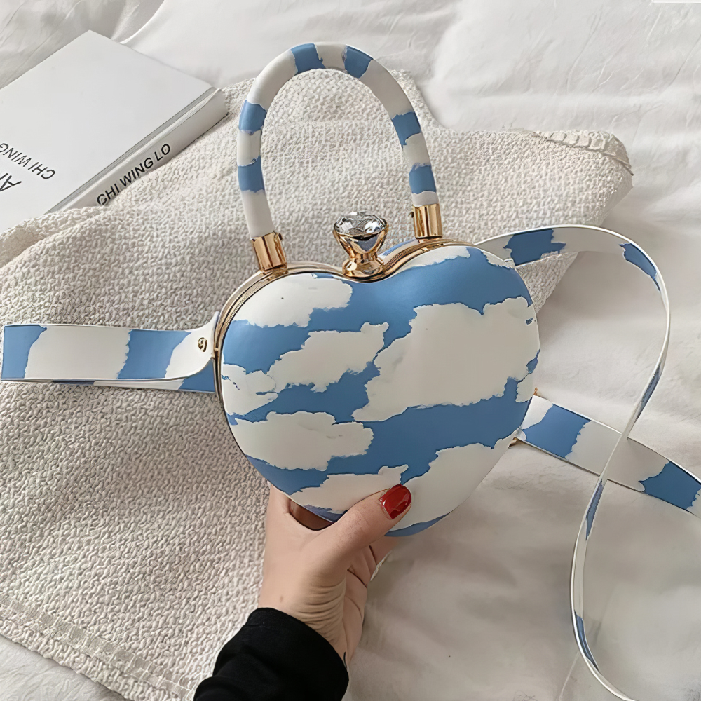 Heart-Shaped Crossbody Bag