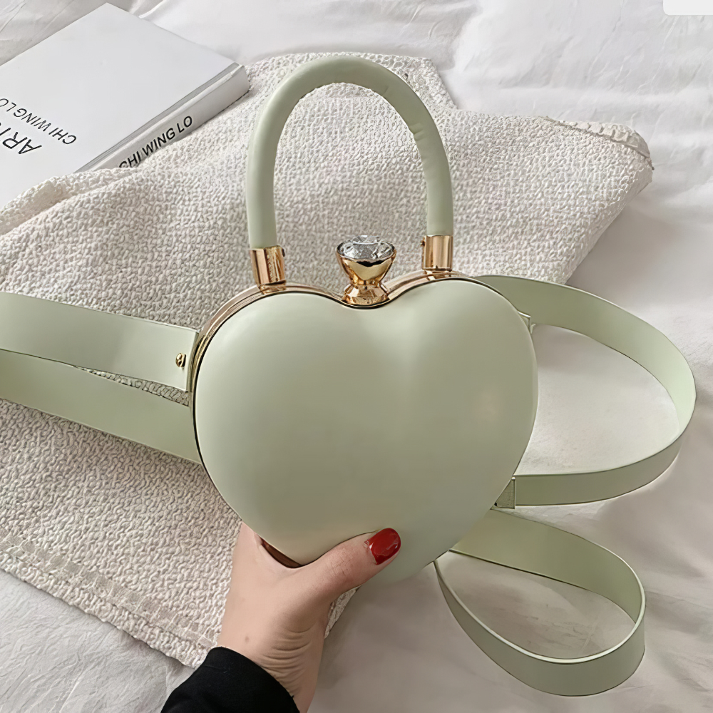 Heart-Shaped Crossbody Bag