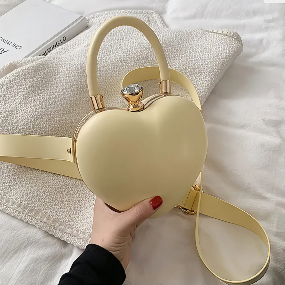 Heart-Shaped Crossbody Bag