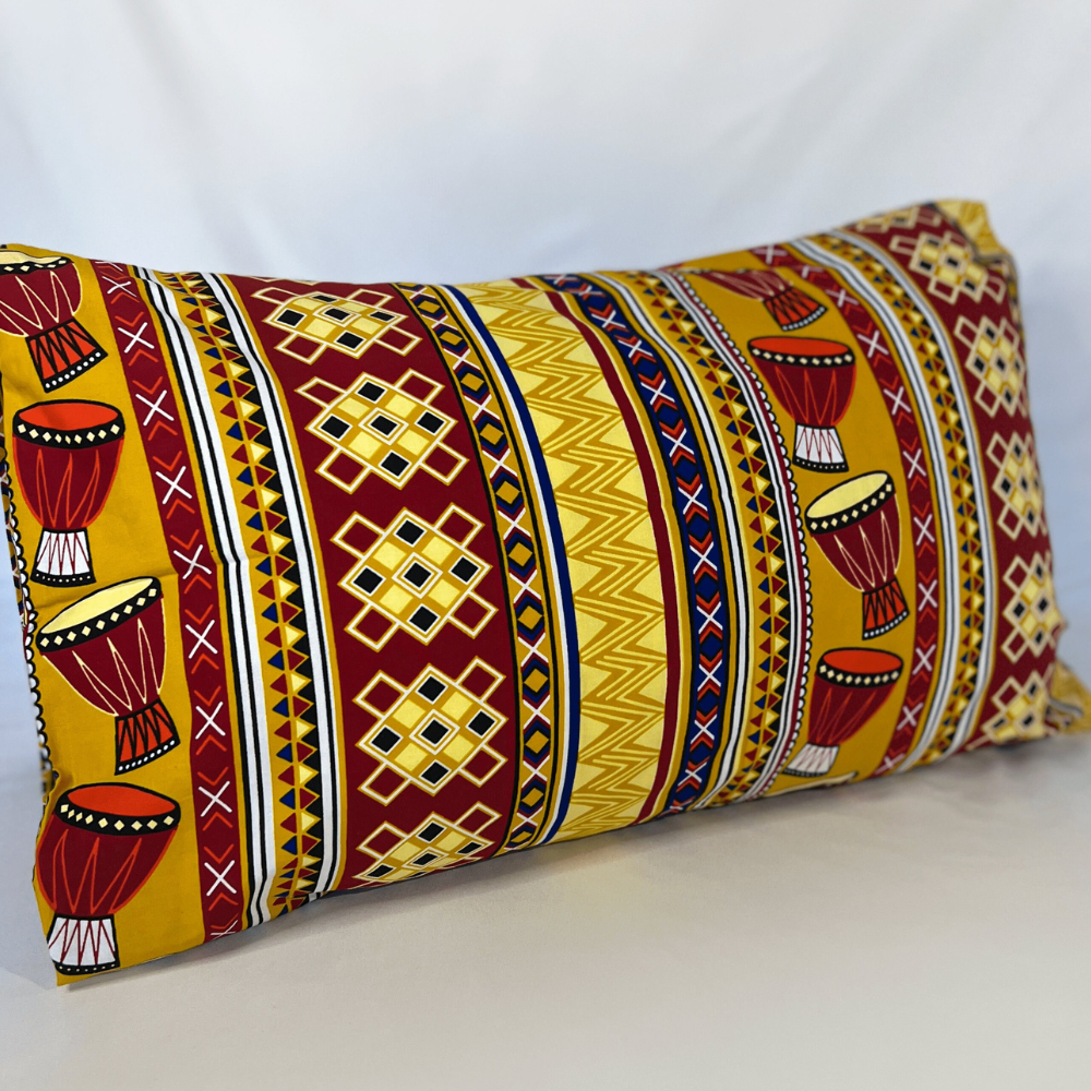 African Print Pillowcase (Yellow Style) - Jetroe