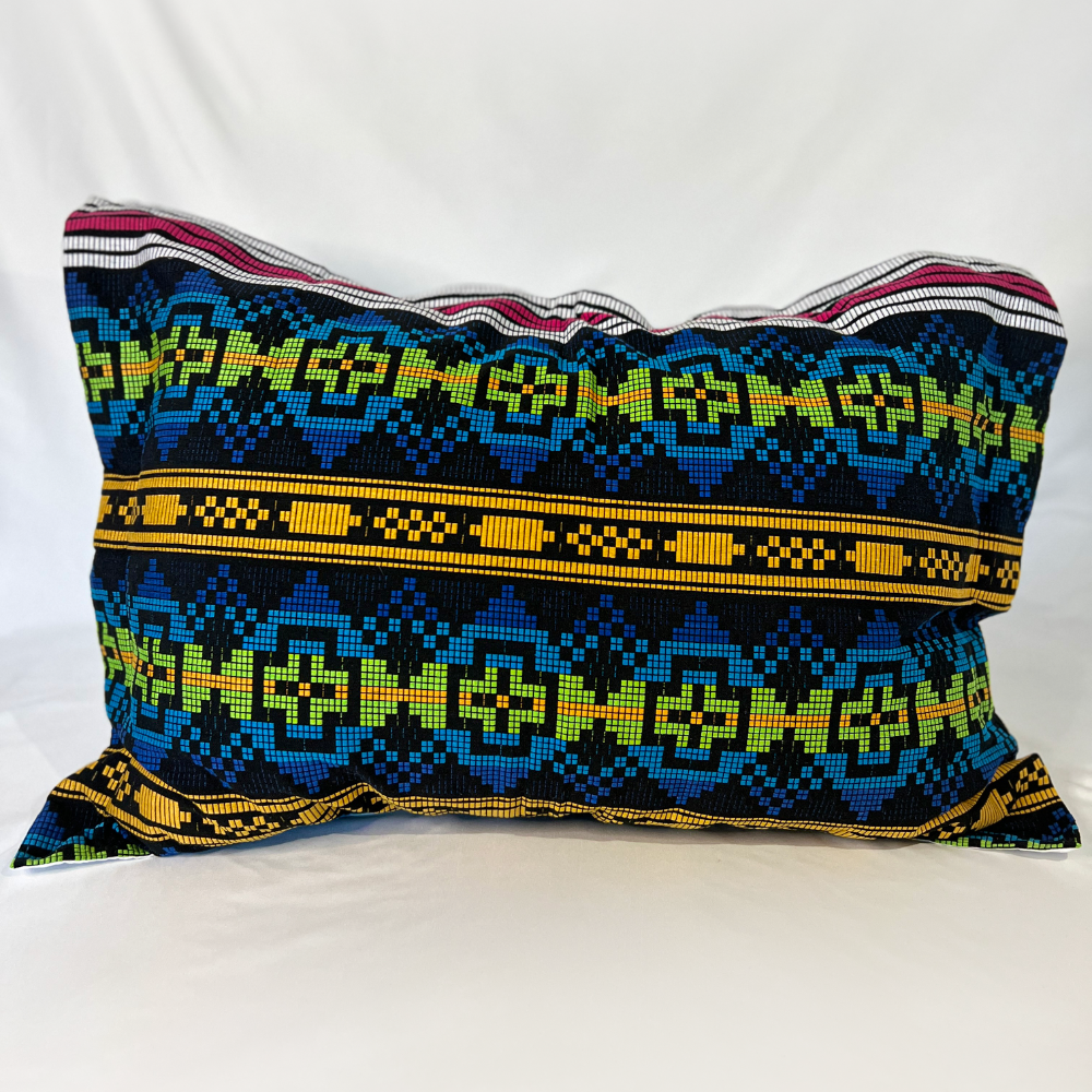 African Print Pillowcase (Blue Style)