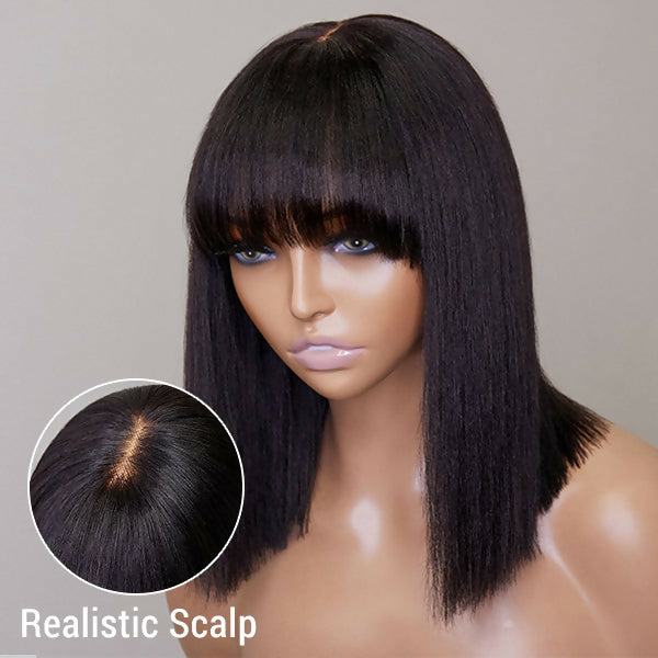 Yaki Straight Bob With Bangs