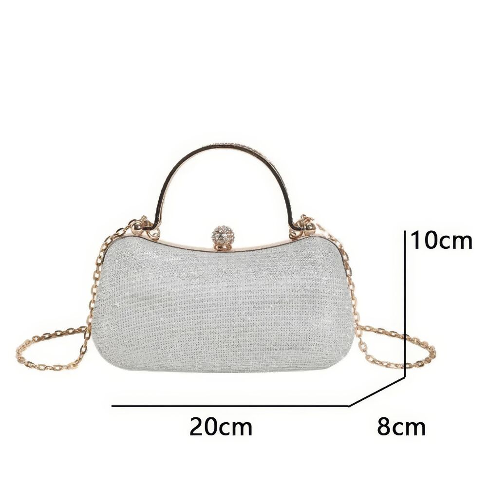 Locking Buckle Chain Crossbody Bag