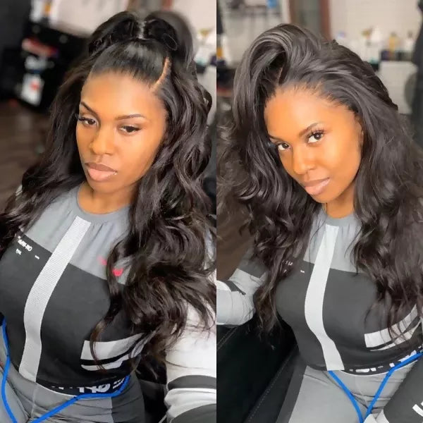 Classy Full Lace Wig (Black Body Wave) -100% Human Hair