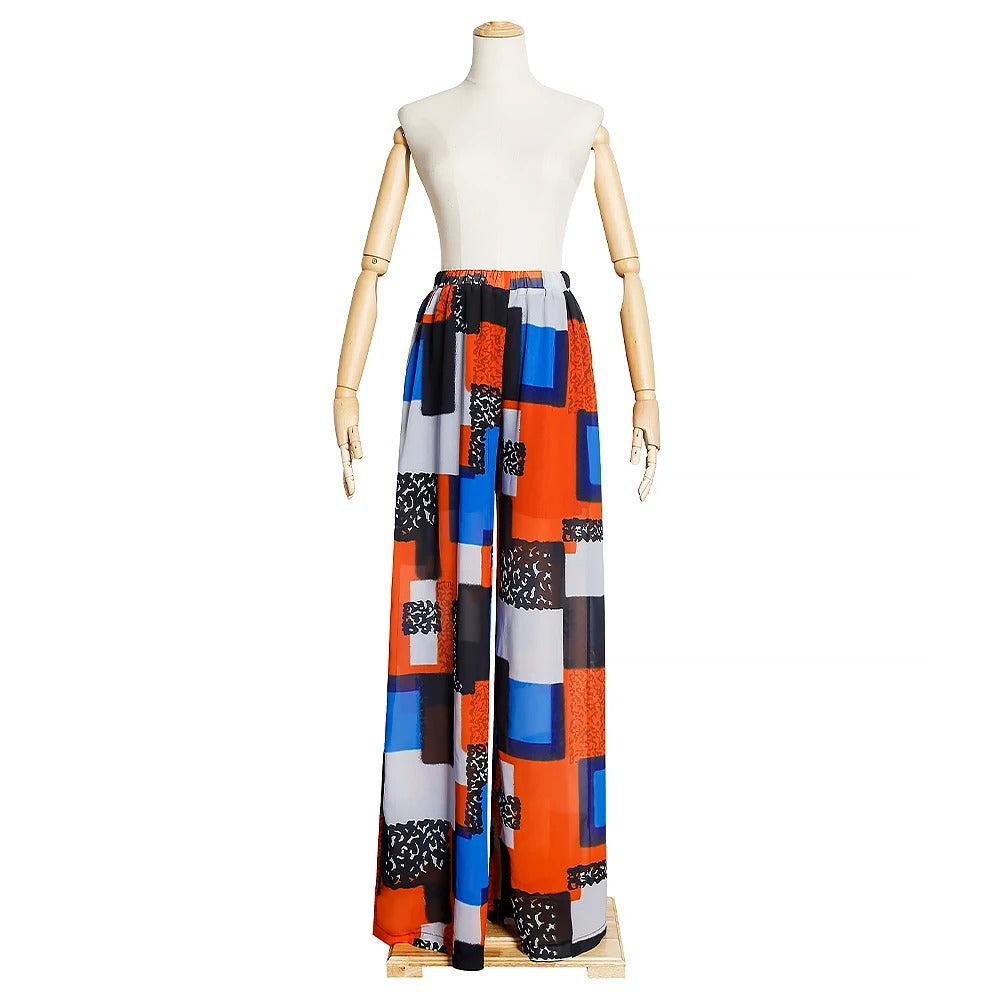 Two-Piece Dashiki Long Dress - Jetroe